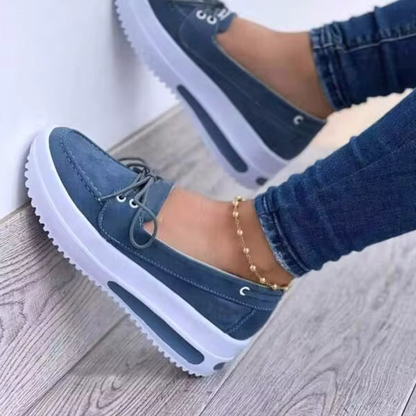 Women'S Wide Loafers Shoes Suede Moccasins Wide Platform Shoes Moccasin Penny Loafers Slip On Work Shoes Casual Shoes Ladies Comfort Walking Shoes